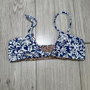 ACACIA • Blue Batik Bikini Top